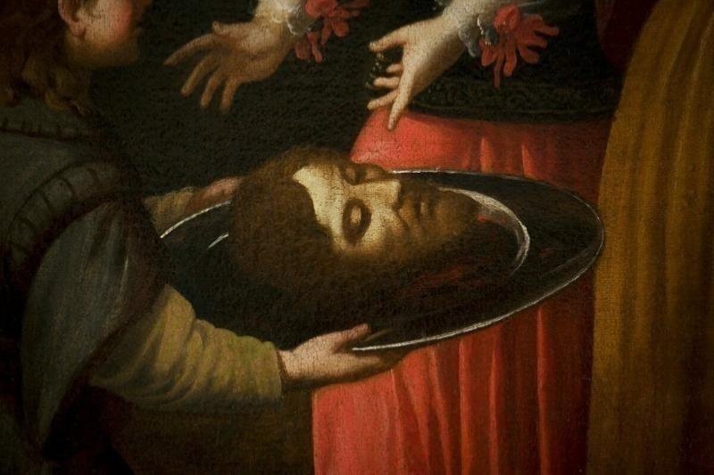 Salome And The Beheading Of John The Baptist, Florentine School From The Beginning Of The 17th Century.-photo-2