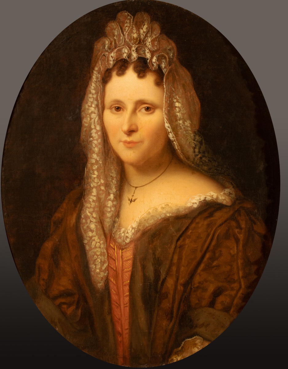 Portrait Of A Lady Of High Social Standing, Circa 1690-photo-2