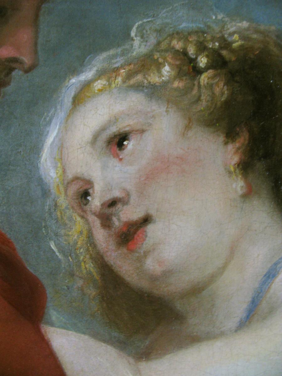 Vénus Et Adonis, Suiveur De Rubens, Deuxième Moitié Du 17ème-photo-2