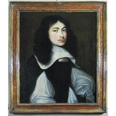 Portrait d'homme peint en 1659, Atelier De Wallerant Vaillant (1623-1677)