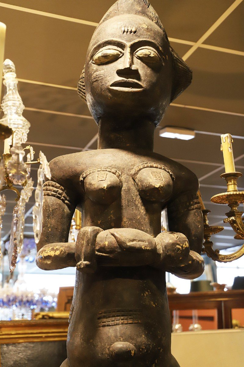 Paire de grandes statues africaines-photo-1