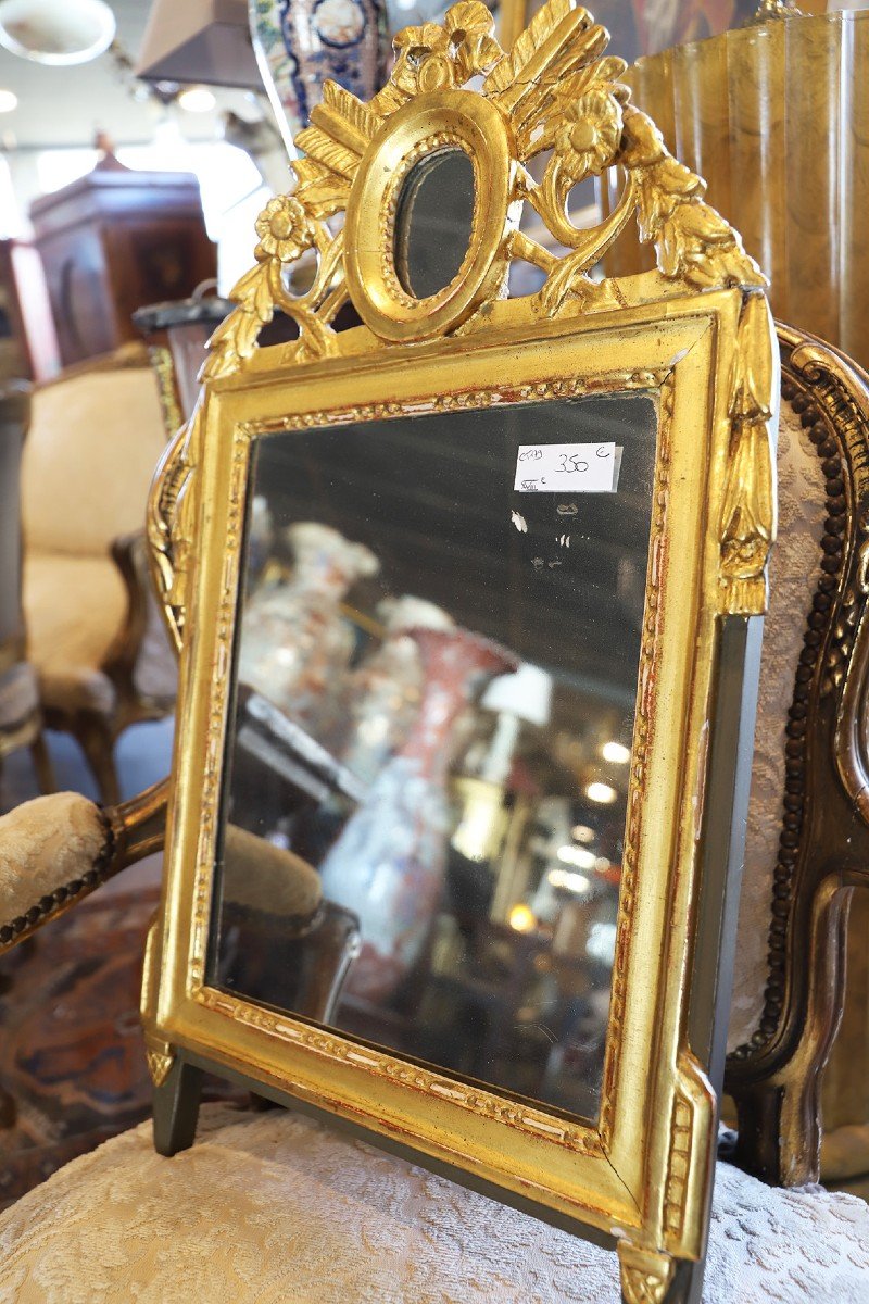 18th Century Gilded Wood Mirror