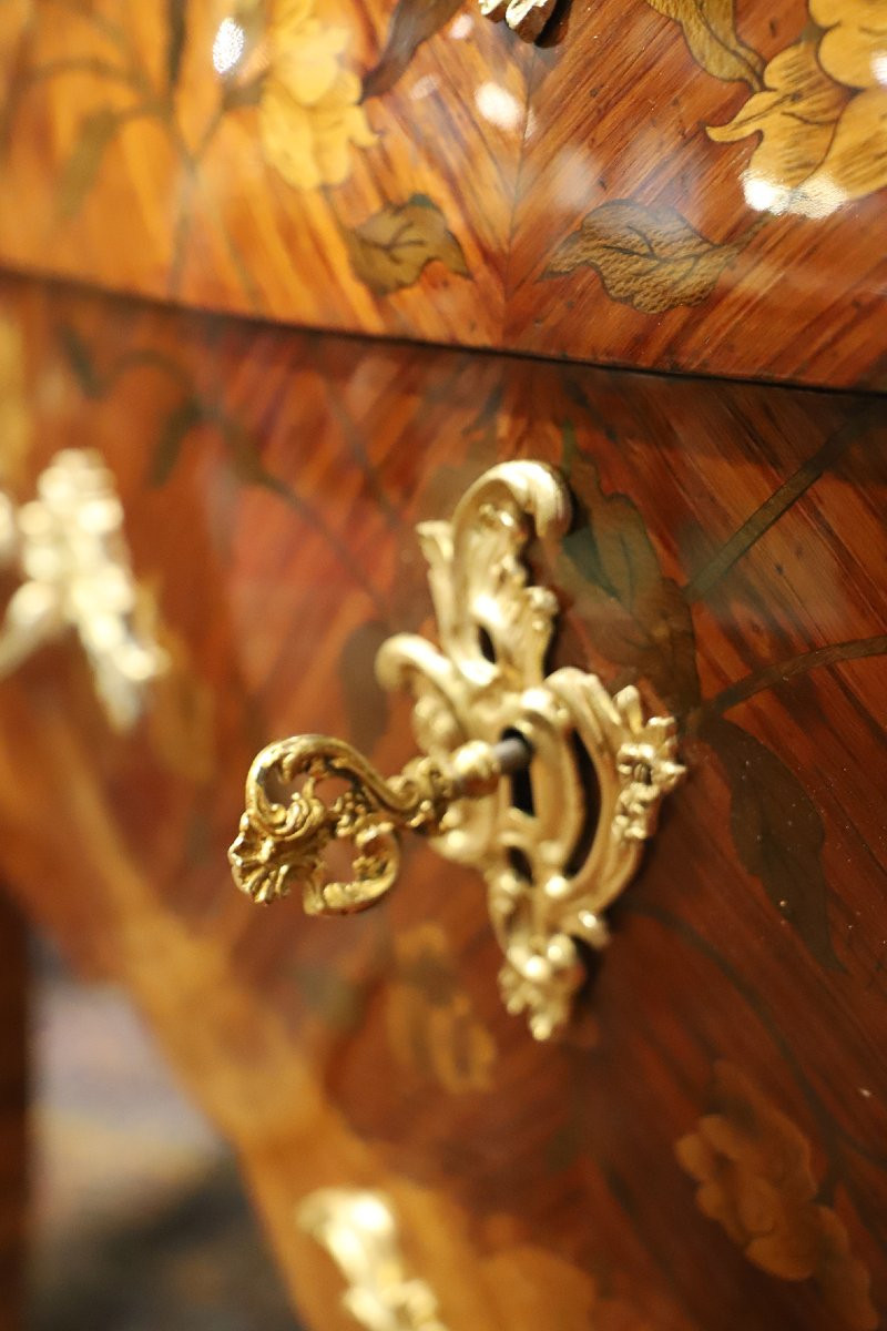 Commode 18ème Marqueterie-photo-1