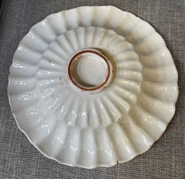 Circular Dish With Gadrons, Nevers, 17th Century-photo-4