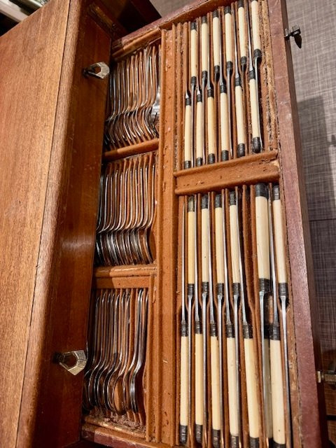 GRANDE MENAGERE EN METAL ARGENTE ERCUIS-photo-2