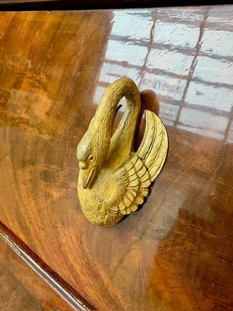 COMMODE EN ACAJOU ESTAMPILLEE DURAND-photo-4