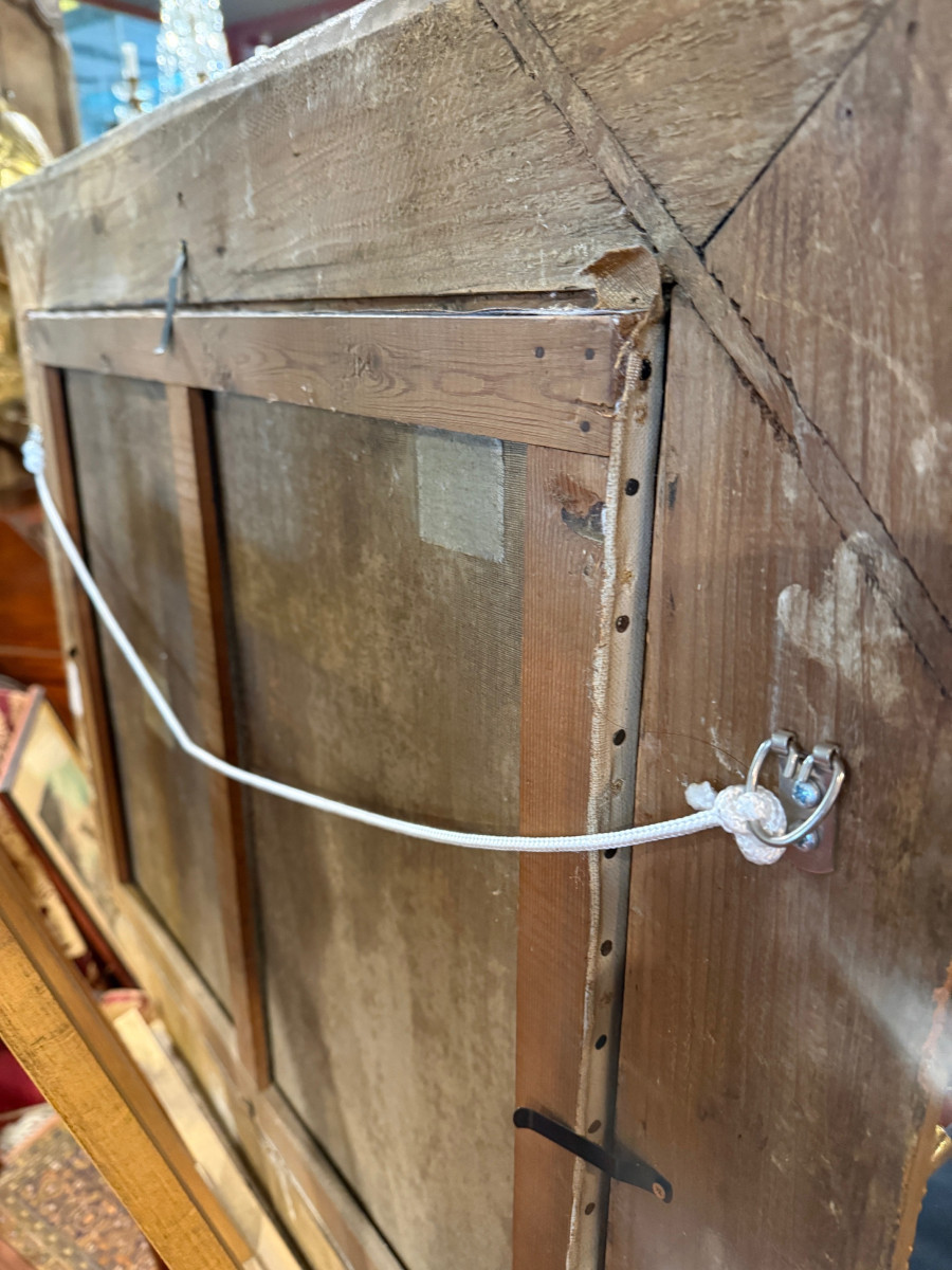 TABLEAU Luigi G. BALDERO Mousquetaires scène de taverne-photo-1