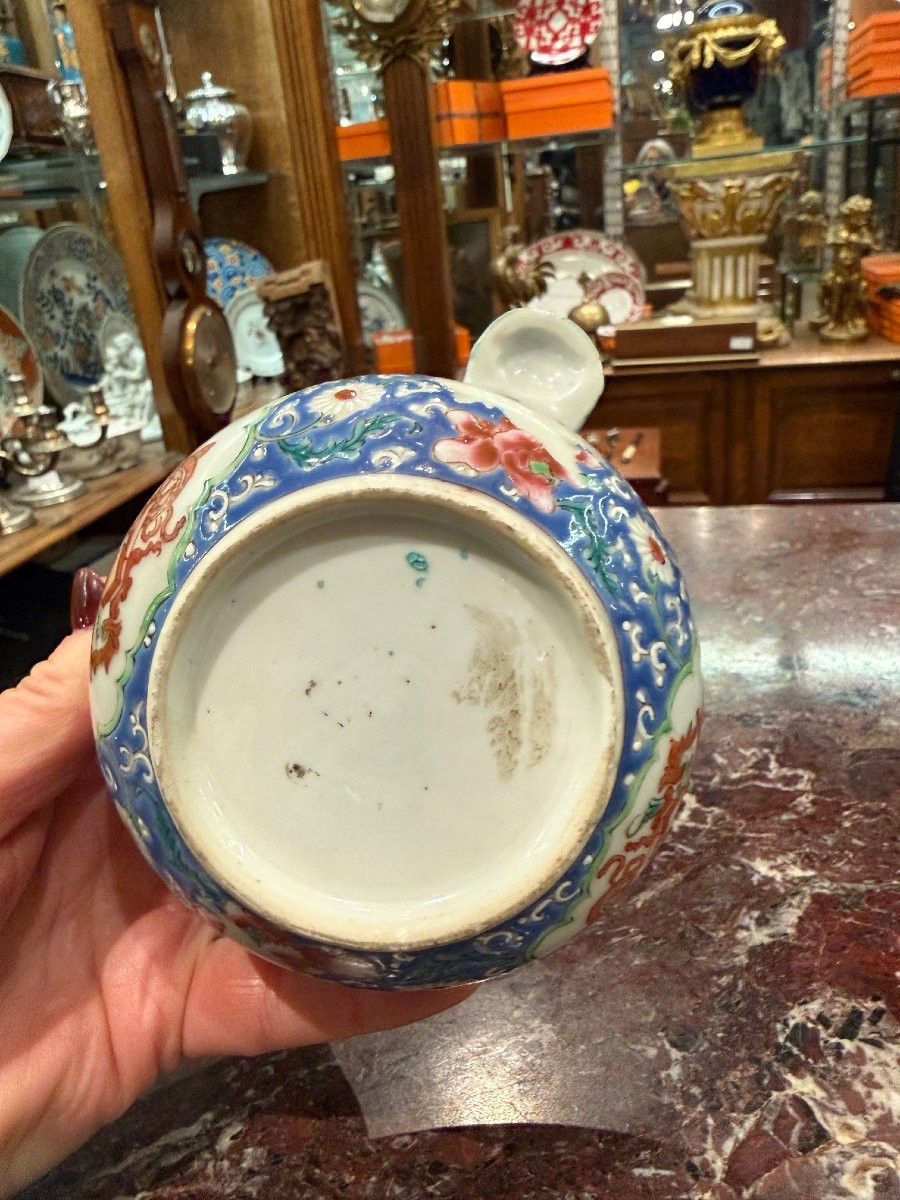 PAIRE DE POTS COUVERTS A OREILLES  CHINE XVIII EME-photo-3