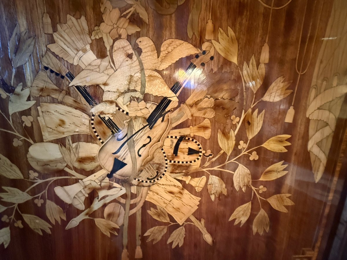 SECRETAIRE A ABATTANT ESTAMPILLE F BIRKLE-photo-1