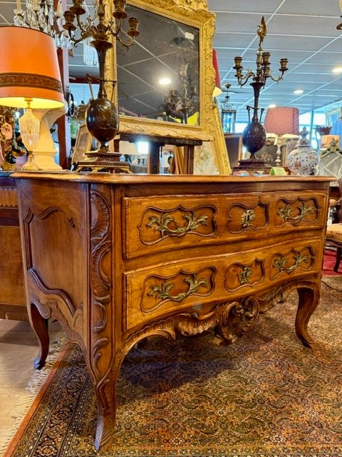 Commode Lyonnaise d'époque Louis XV , XVIII ème-photo-2