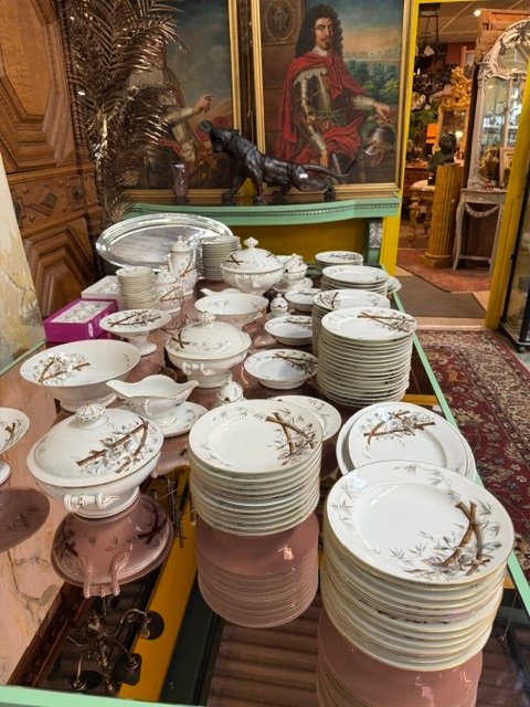 Important service de table japonisant en porcelaine – 141 pièces – France, fin XIXe siècle-photo-3