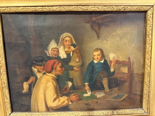 A. G. Descamps – The Card Players 