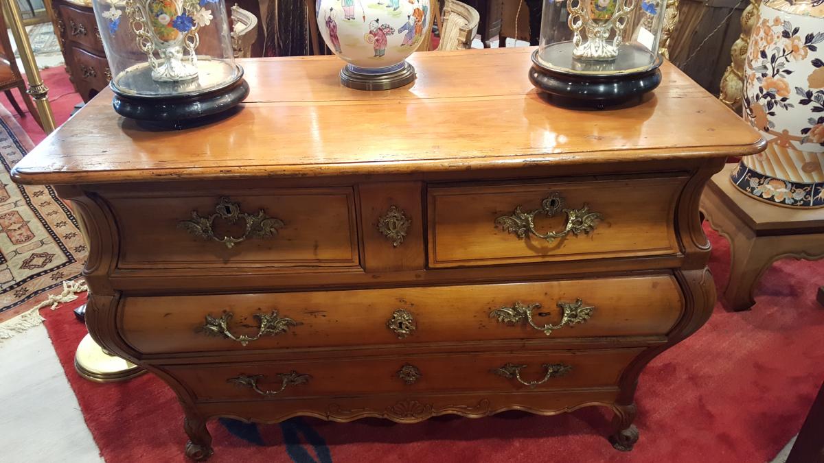 Commode De Saintonge XVIII Louis XV-photo-2