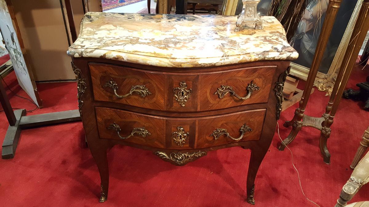 Commode D Between Two Louis XV-photo-2