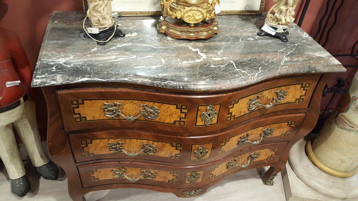 Louis XV Commode XVIII Eme-photo-2
