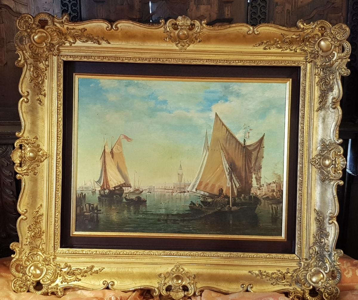 Huile Sur Toile Venise 