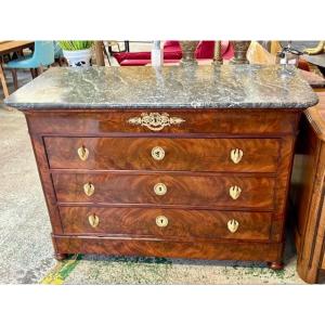 Mahogany Chest Of Drawers Stamped Durand