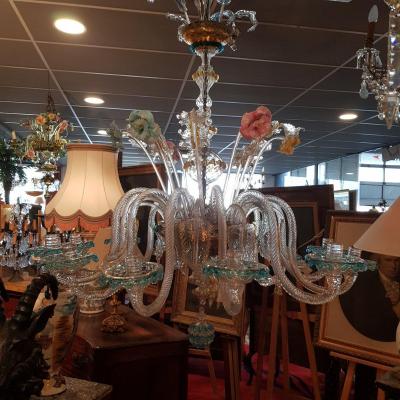 Venetian Glass Chandelier, Murano