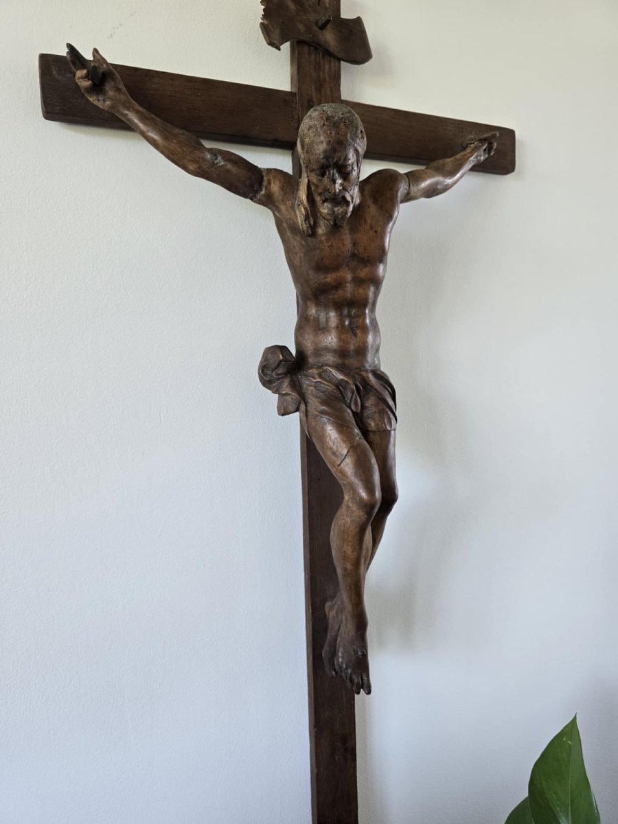 Crucifix - French School - 18th Century-photo-3