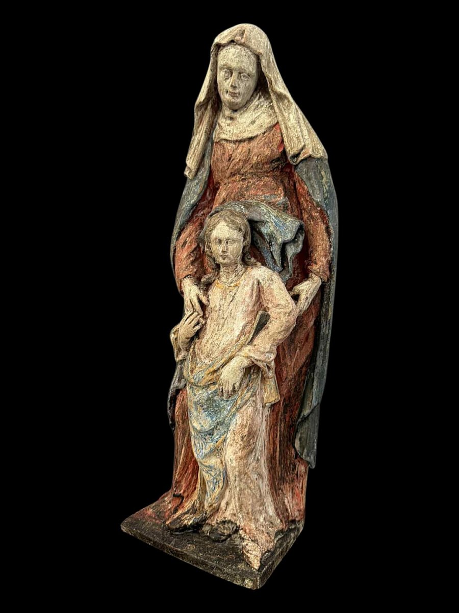 Saint Anne And The Virgin - Germany - 17th Century-photo-2