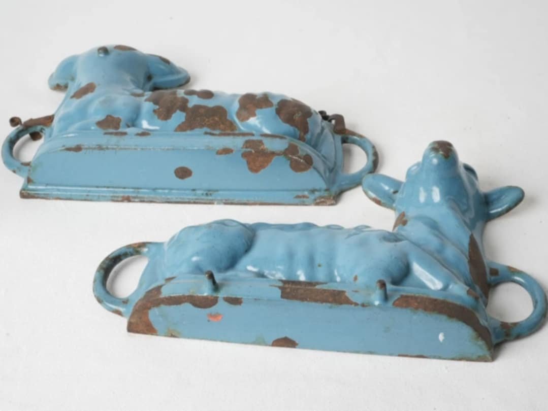 Moule à Gateaux de paques - Fonte émaillée -XIXème-photo-4