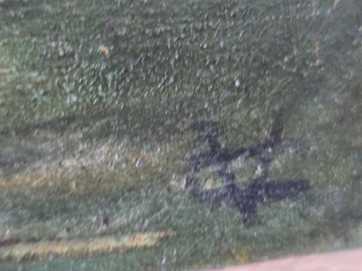 Huile sur toile - Torpilleur de défense - Marine-photo-4