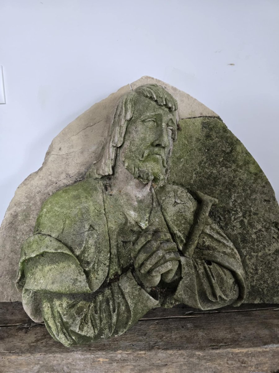 Calvary Elements In Sculpted Stone - Neo-gothic -photo-3