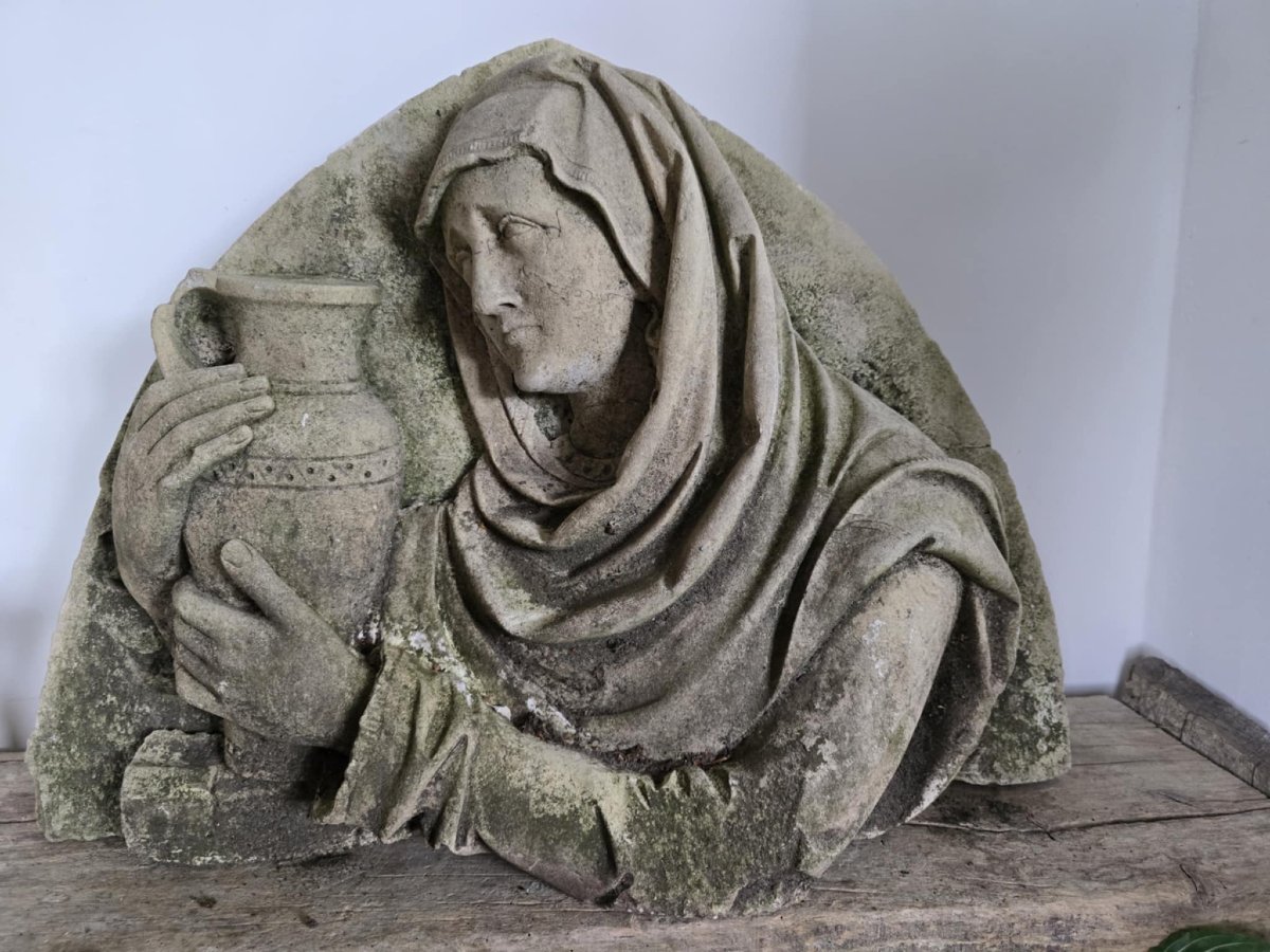 Calvary Elements In Sculpted Stone - Neo-gothic -photo-4