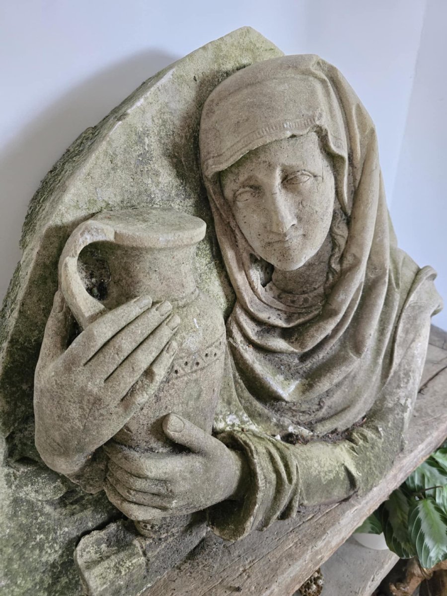 Calvary Elements In Sculpted Stone - Neo-gothic -photo-3