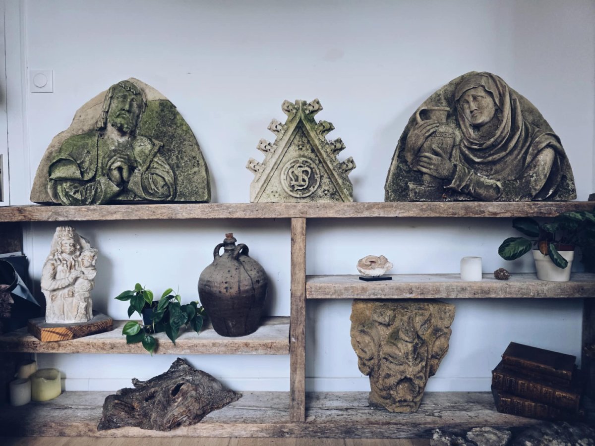 Calvary Elements In Sculpted Stone - Neo-gothic -photo-8