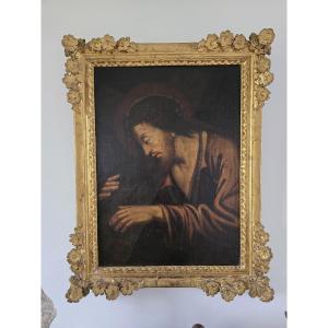 Le christ portant sa croix -école italienne - 18ème siecle