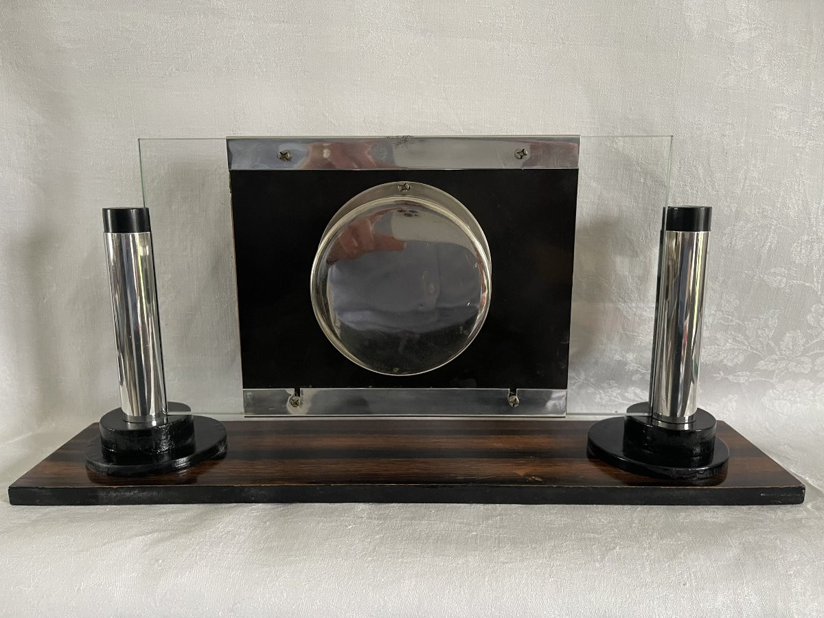 Rare pendule ATO éléctrique Art Déco modertniste-photo-3