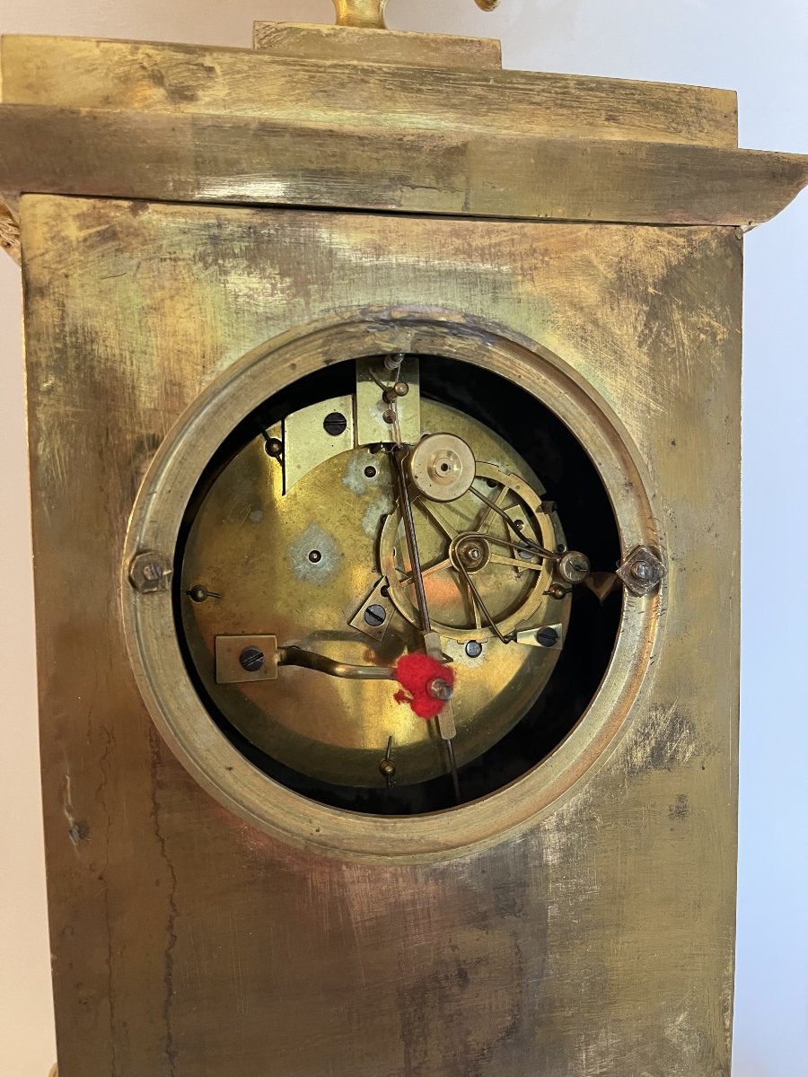 Restoration Gilt Bronze Clock -photo-4