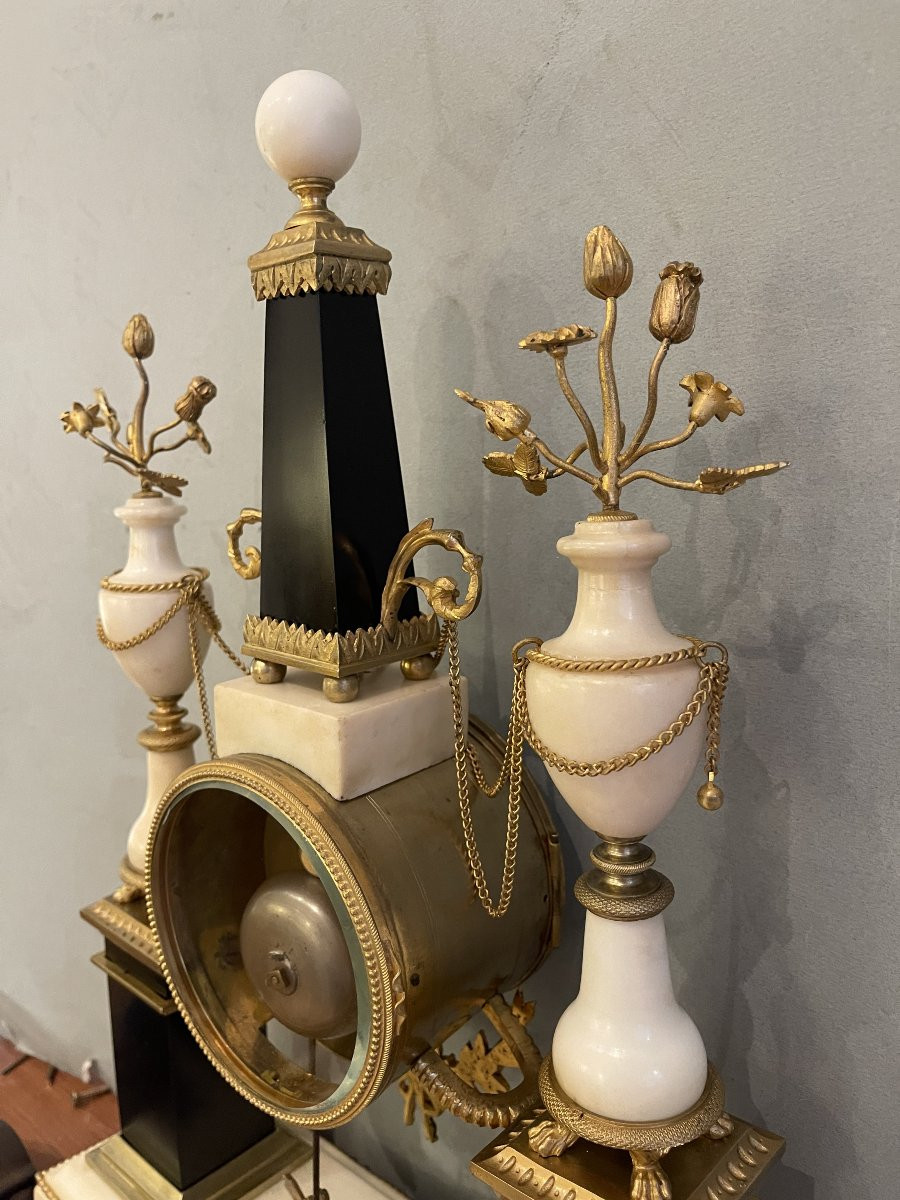 Louis XVI Portico Clock -photo-3