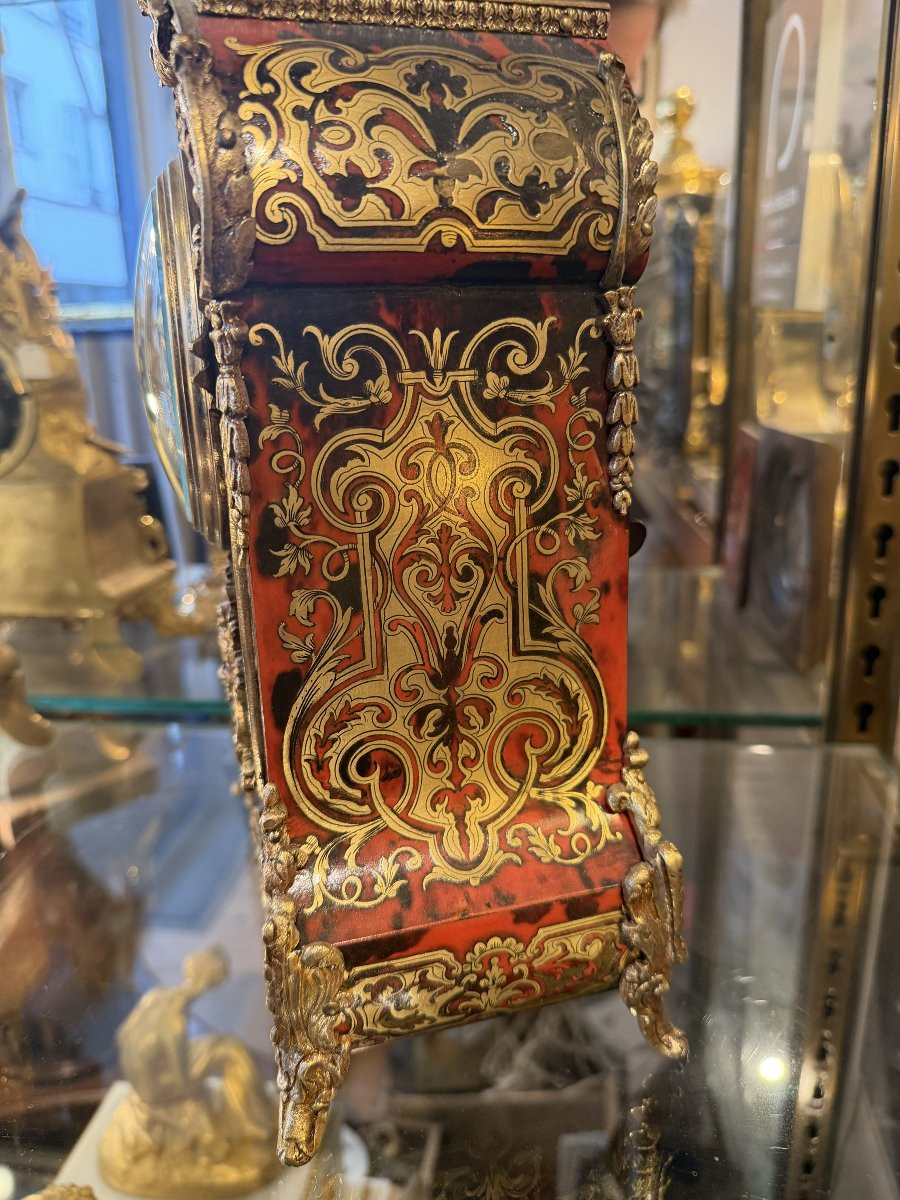 Petit cartel marqueterie Boulle style Louis XIV -photo-2