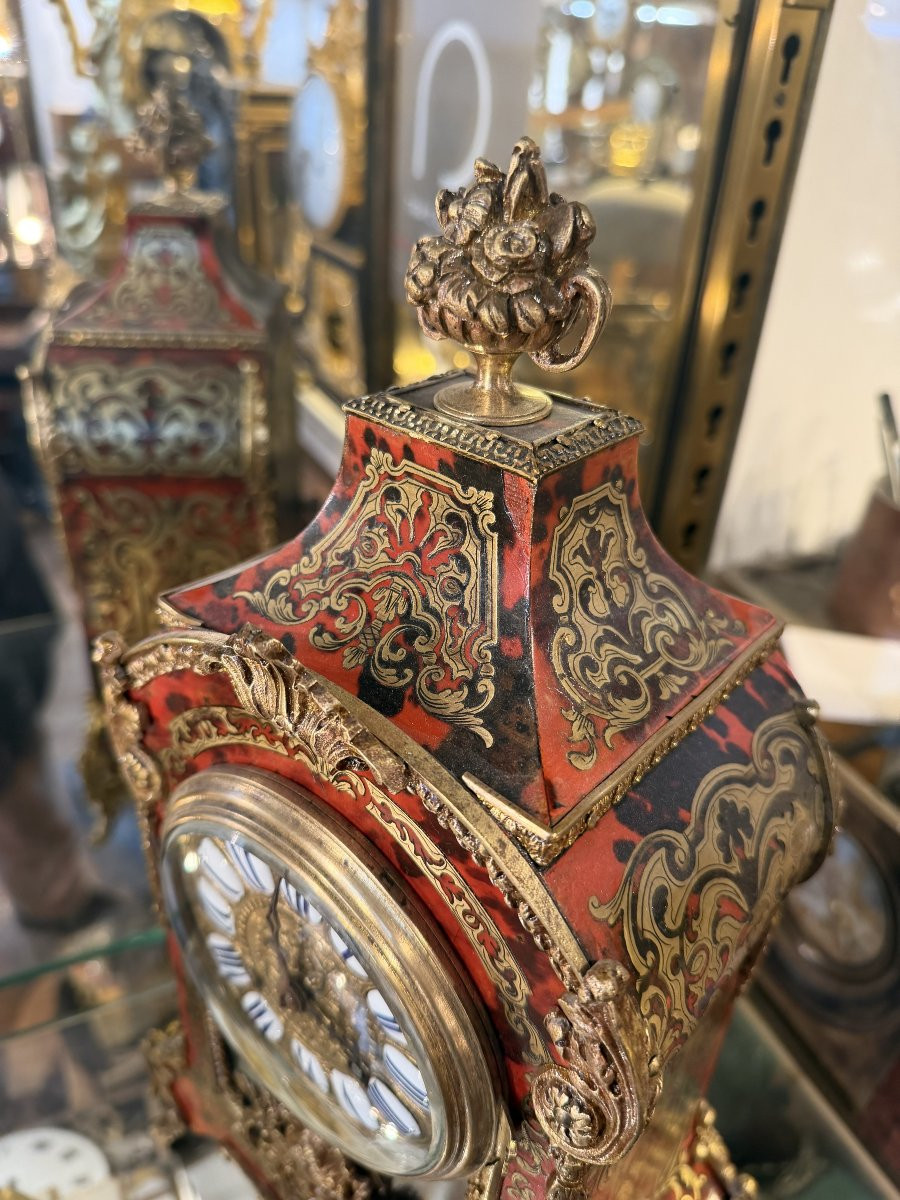 Petit cartel marqueterie Boulle style Louis XIV -photo-4