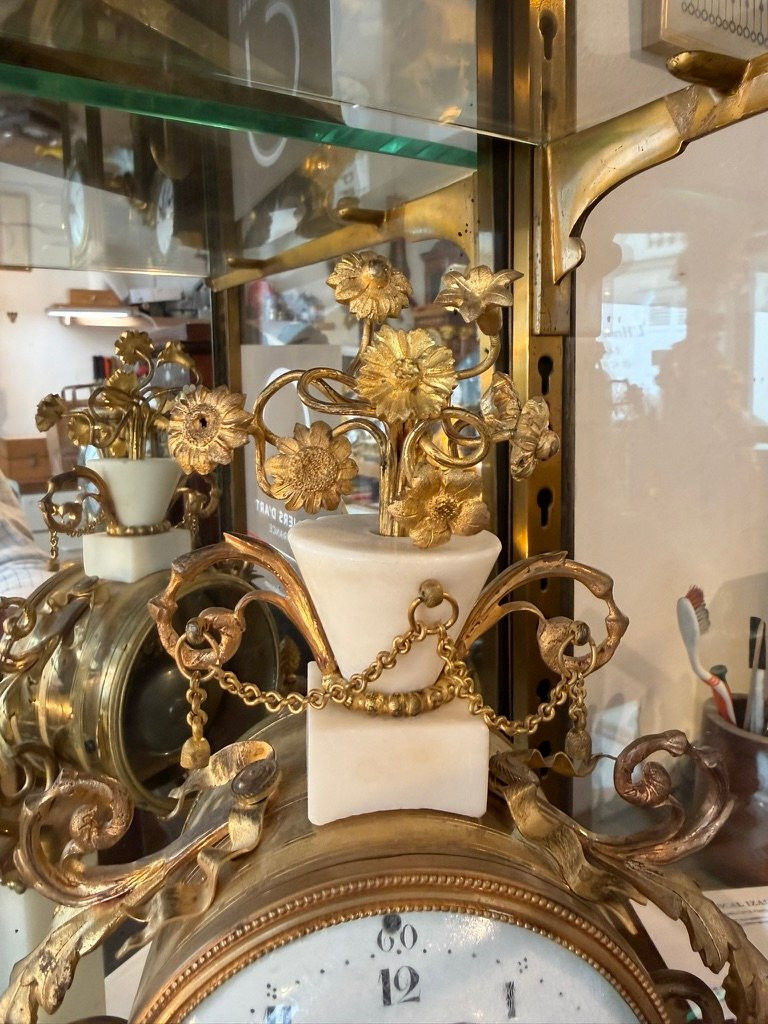 Louis XVI Portico Clock-photo-2
