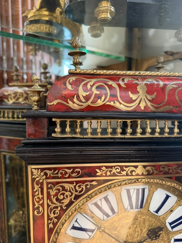 Pendule cartel religieuse - époque Louis XIV-photo-2