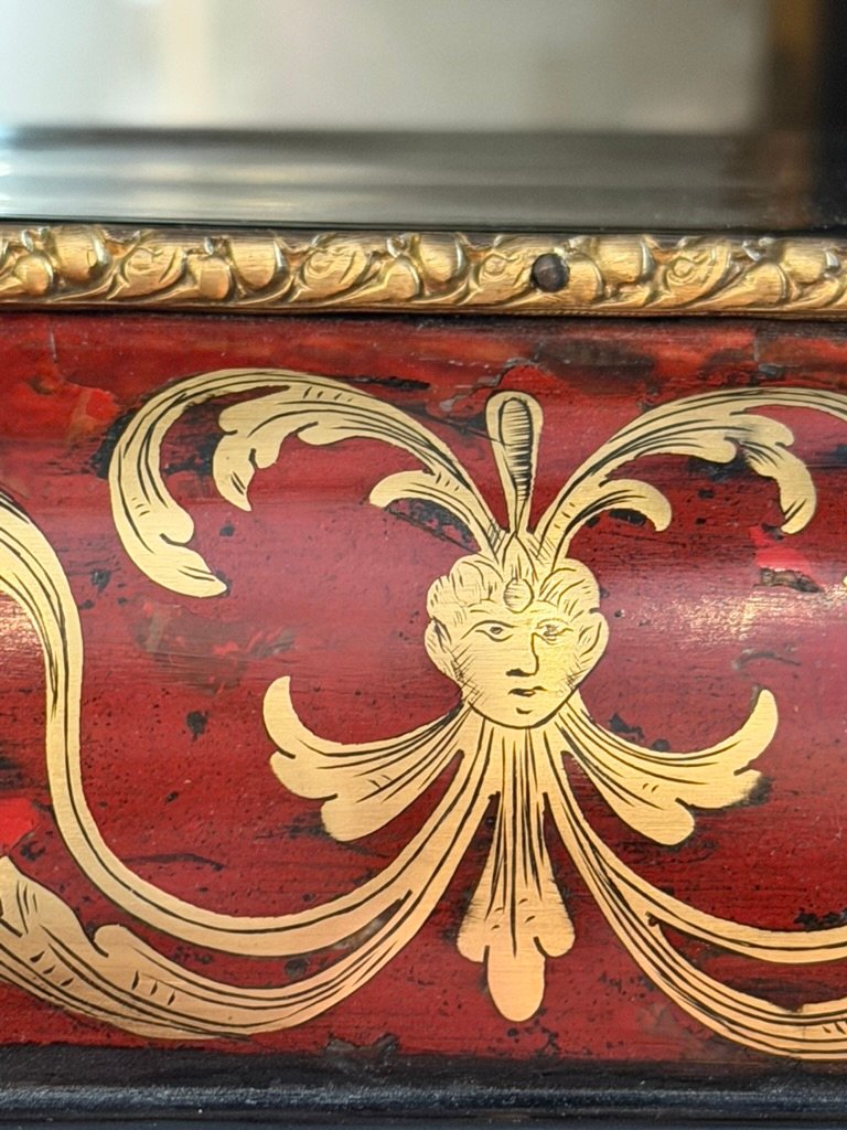 Pendule cartel religieuse - époque Louis XIV-photo-1
