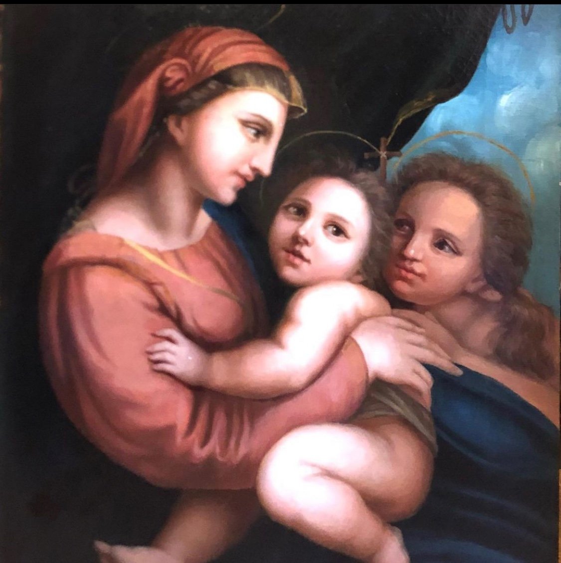 The Holy Family - After Raphael - 19th Century-photo-4