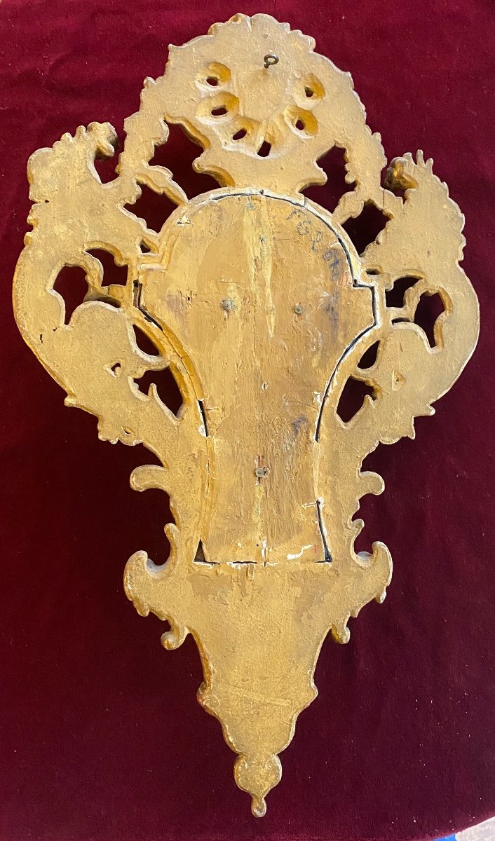 Holy Crucifix - Golden Wood And Ivory - Louis XV-photo-2