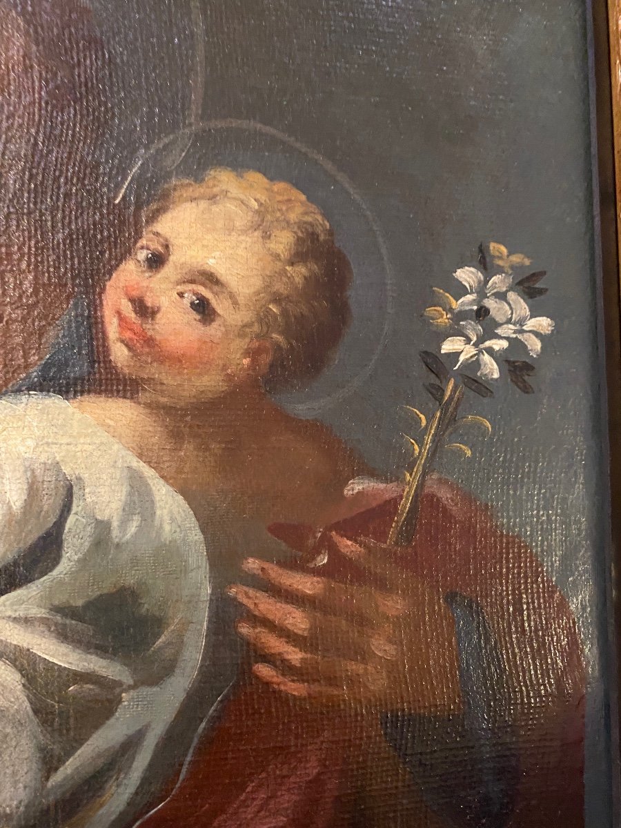 Saint Joseph And The Child Jesus - 17th Century-photo-1