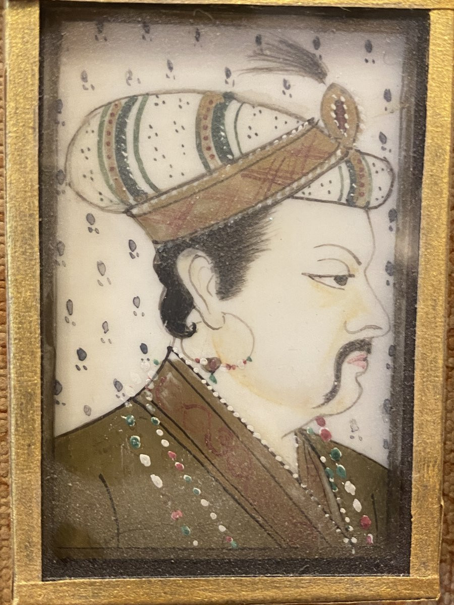 Miniature indienne et une croix d'officier de l'ordre NICHAM IFTIKAR-photo-3