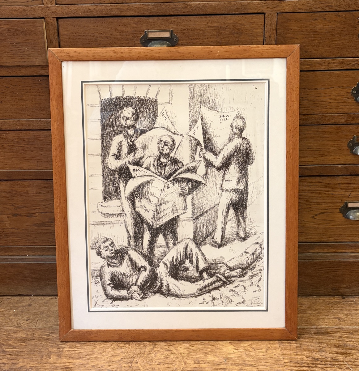 Lithograph By Jean Hélion, 1951