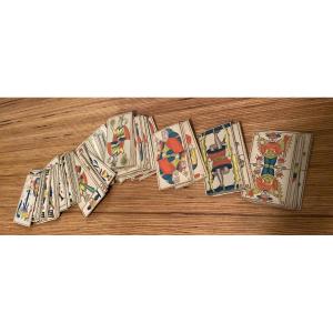 Jeu de tarot XIX siècle complet 78 cartes 