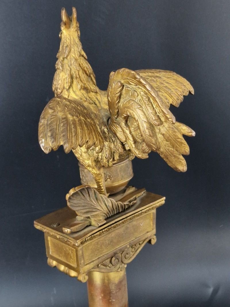 Rooster Flagpole Of The National Guard July Monarchy - France Louis Philippe-photo-1