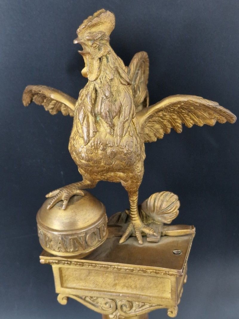 Rooster Flagpole Of The National Guard July Monarchy - France Louis Philippe-photo-4
