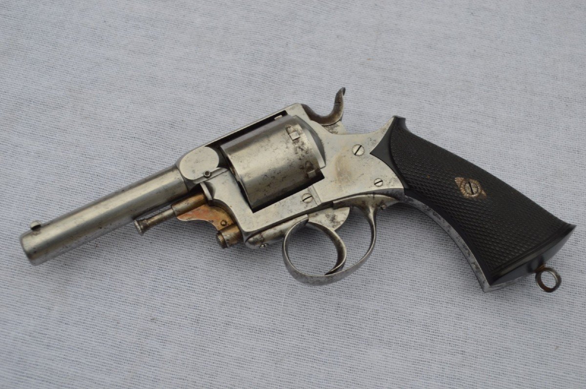 Faure Lepage Revolver Model 1872 By Lebeau Freres Monogrammed Mp In Box France 19th Century-photo-6