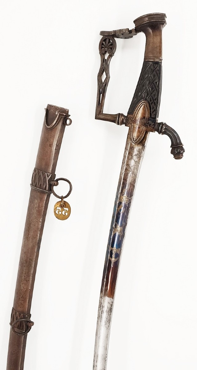 SABRE DE LUXE D'OFFICIER DE CAVALERIE SIGNÉ BOUTET À VERSAILLES - DIRECTOIRE PREMIER EMPIRE-photo-2