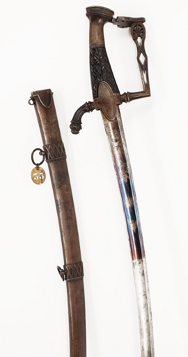 SABRE DE LUXE D'OFFICIER DE CAVALERIE SIGNÉ BOUTET À VERSAILLES - DIRECTOIRE PREMIER EMPIRE-photo-7